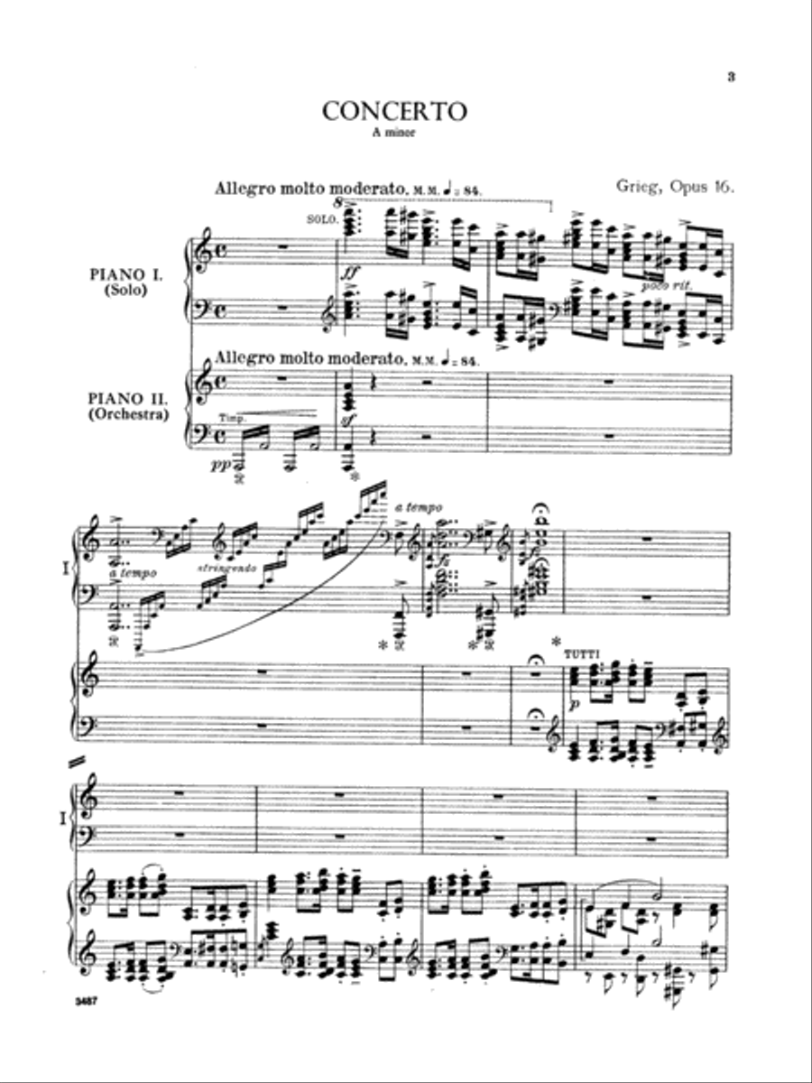 Piano Concerto in A Minor, Op. 16