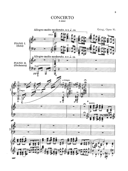 Piano Concerto in A Minor, Op. 16