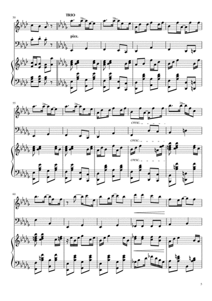 Maple Leaf Rag for Trio (flute, cello & piano) image number null