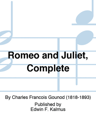 Book cover for Romeo and Juliet, Complete