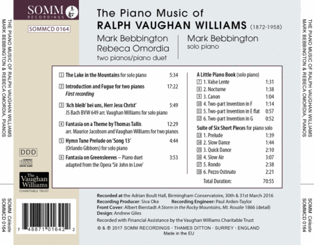 The Piano Music of Ralph Vaughan Williams