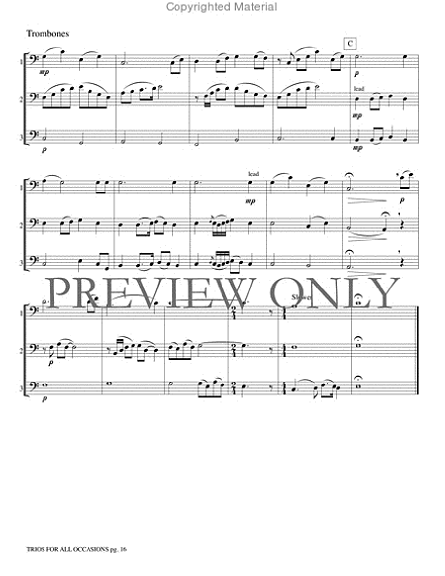 Trios for All Occasions Small Ensemble scores gallery preview page 17