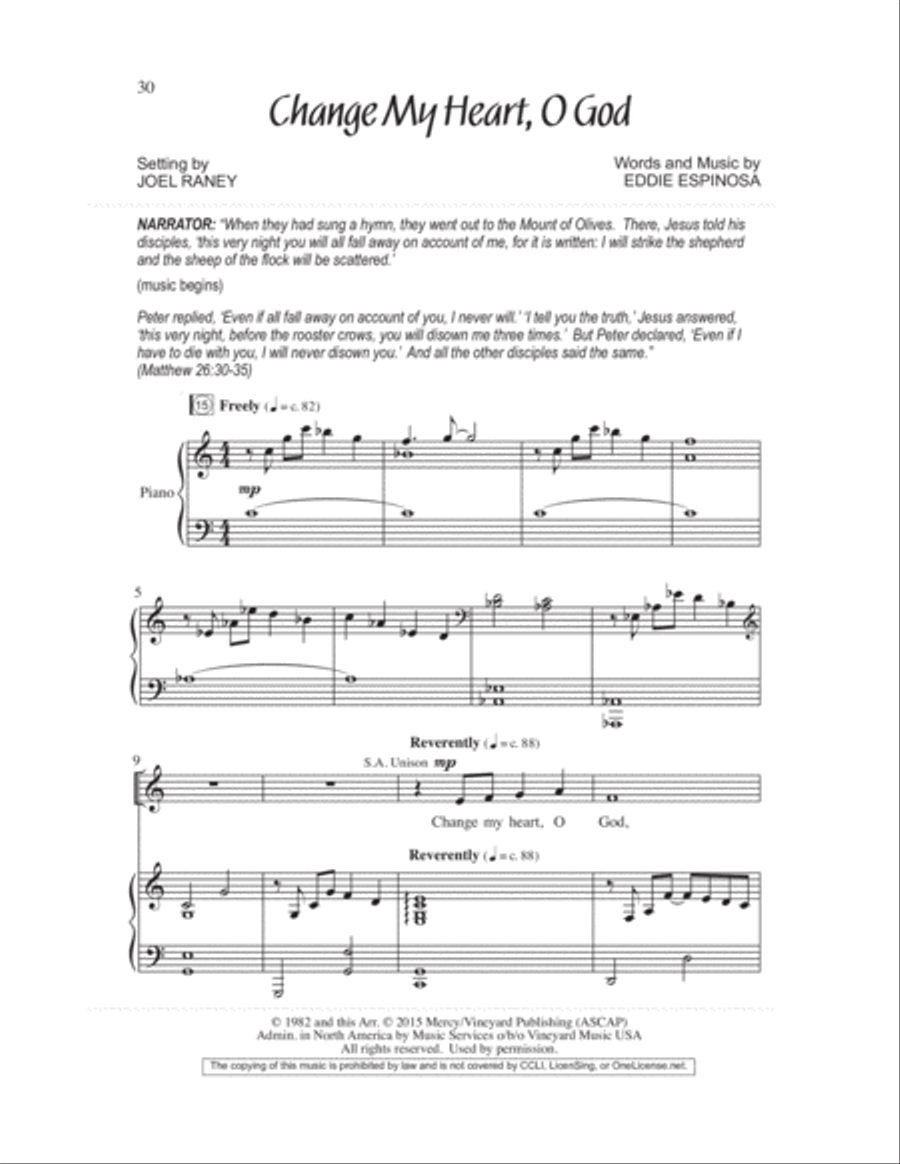 We Remember Calvary (SAB) 3-Part scores gallery preview page 33