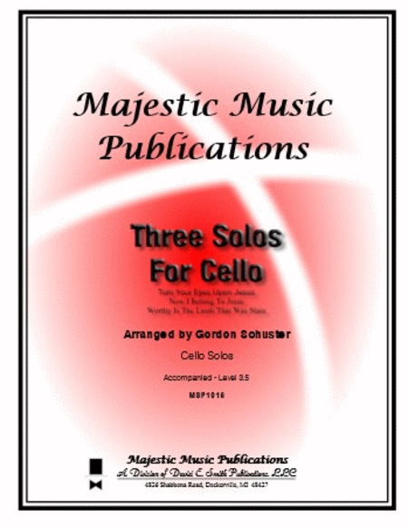 Three Solos for Cello
