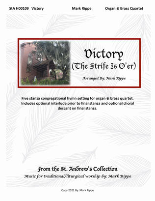 Victory (The Strife Is O'er) StA H00109