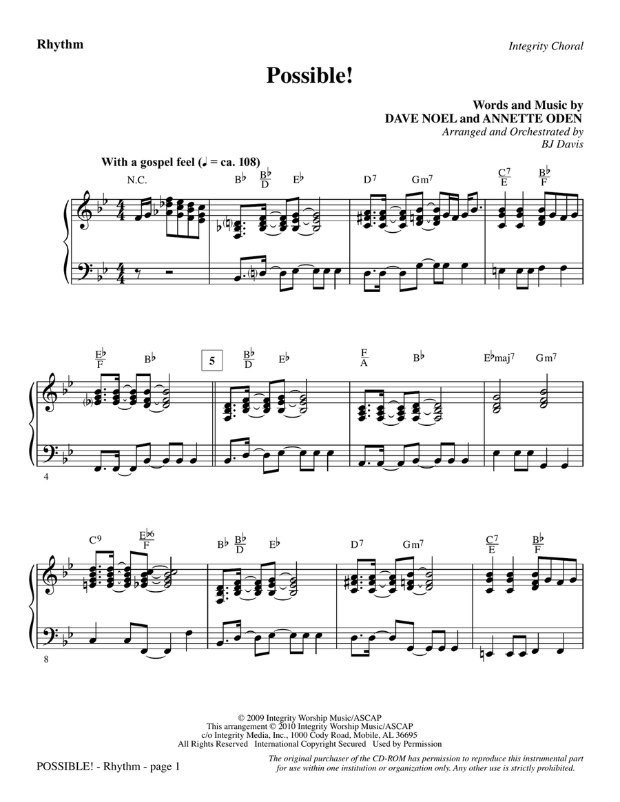 Possible! - Rhythm