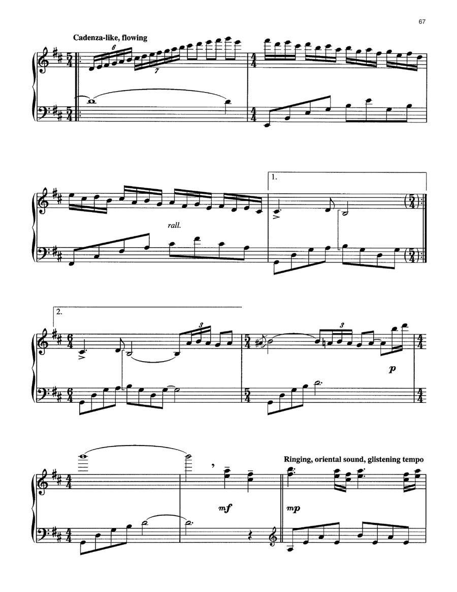 Nostalgia Piano Solo scores gallery preview page 2