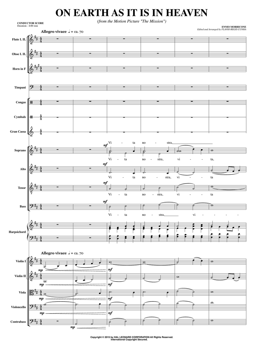 On Earth As It Is In Heaven Chamber Orchestra scores gallery preview page 3