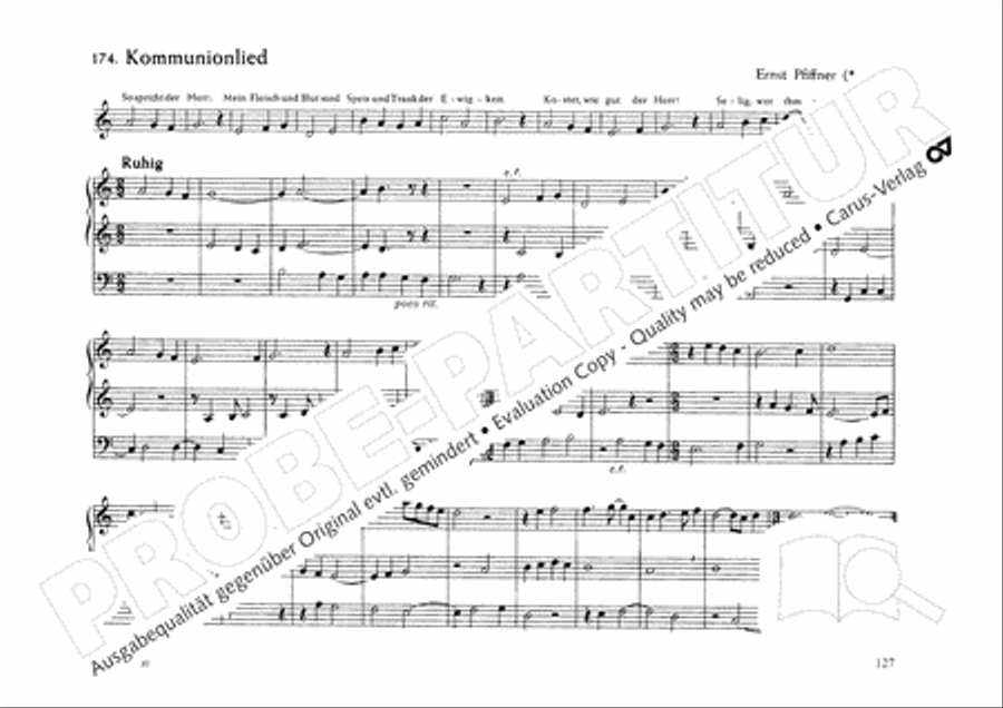 Orgelschule Orgelschule Organ scores gallery preview page 129