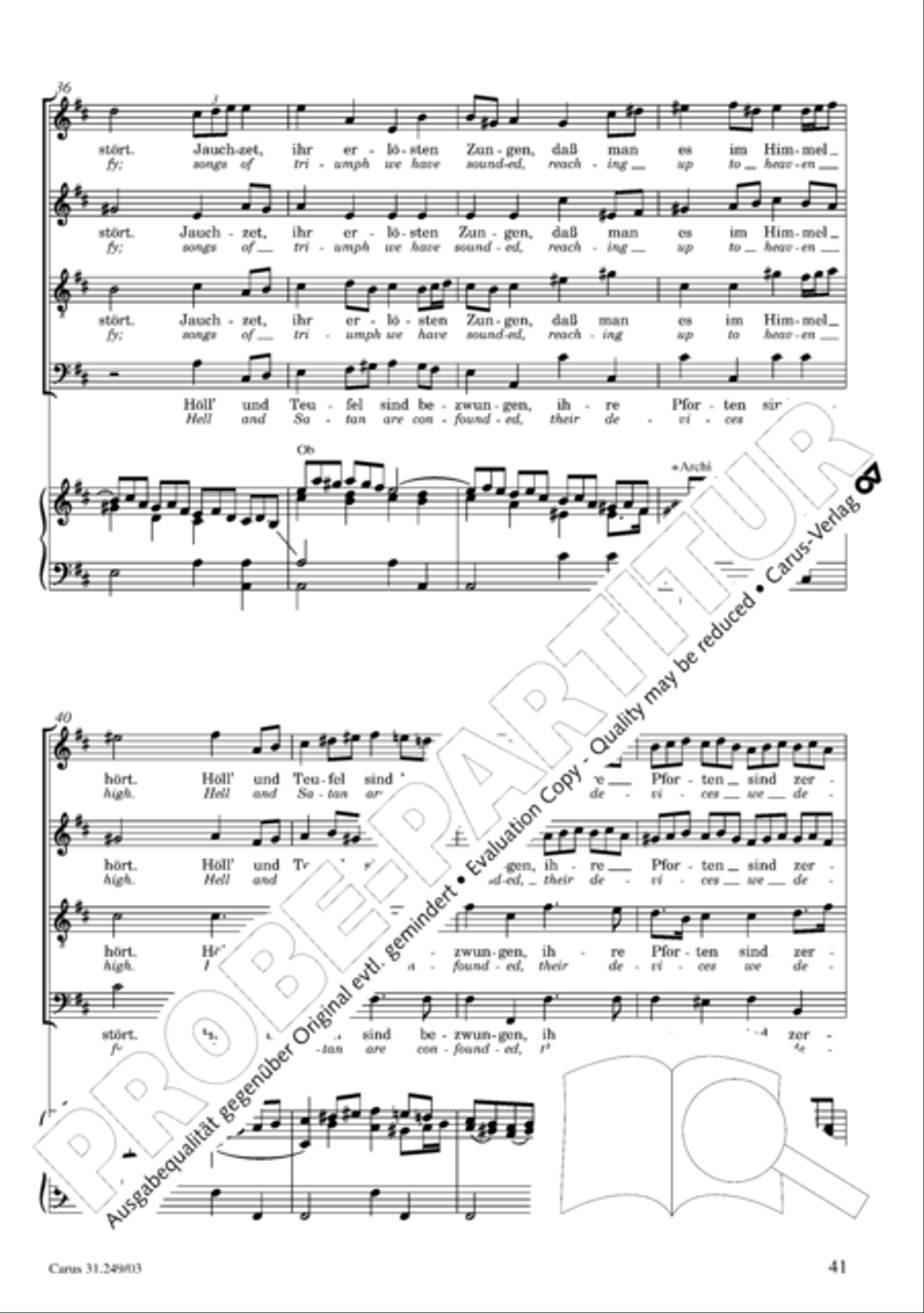 Osteroratorium 4-Part scores gallery preview page 42
