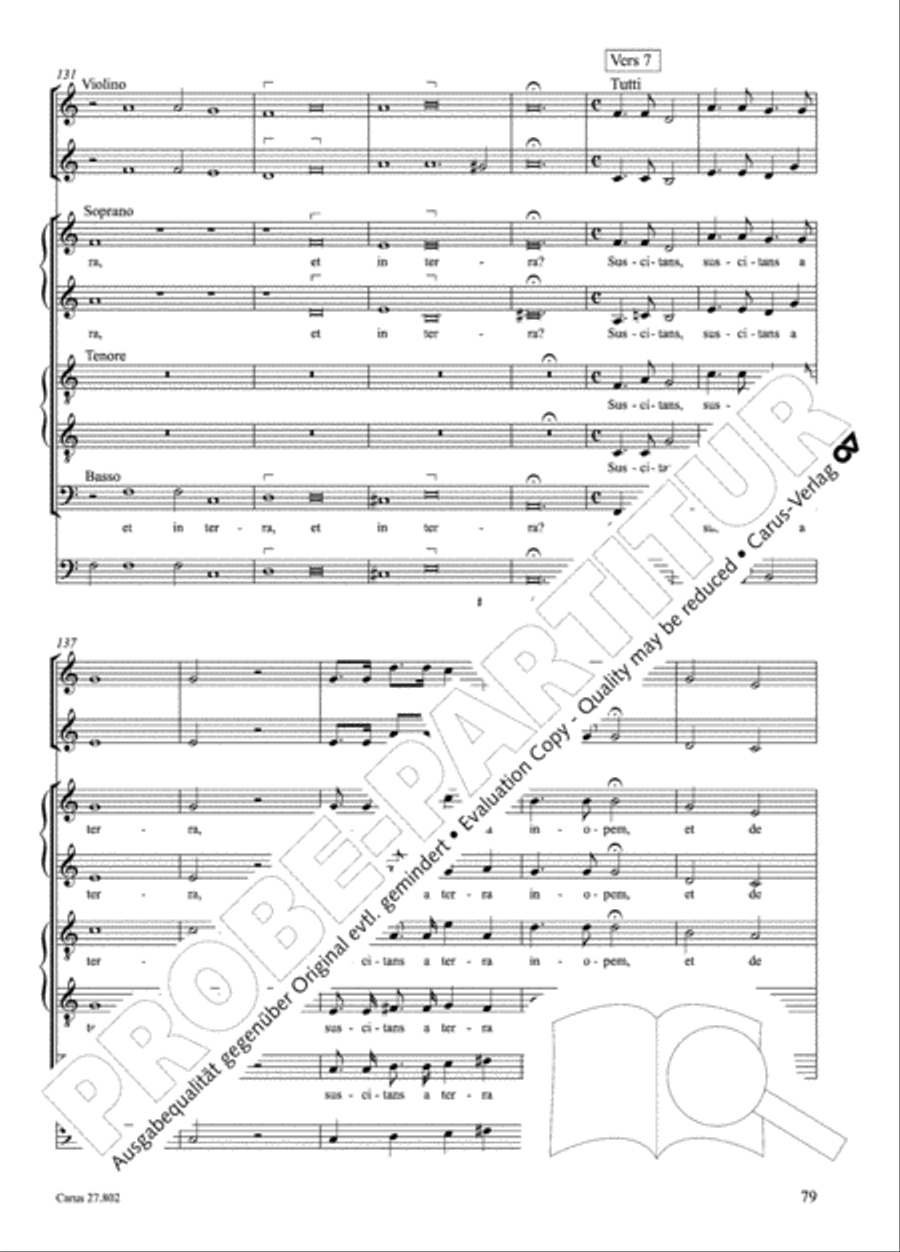 Salmi I (Selva morale e spirituale) Collection / Songbook scores gallery preview page 104