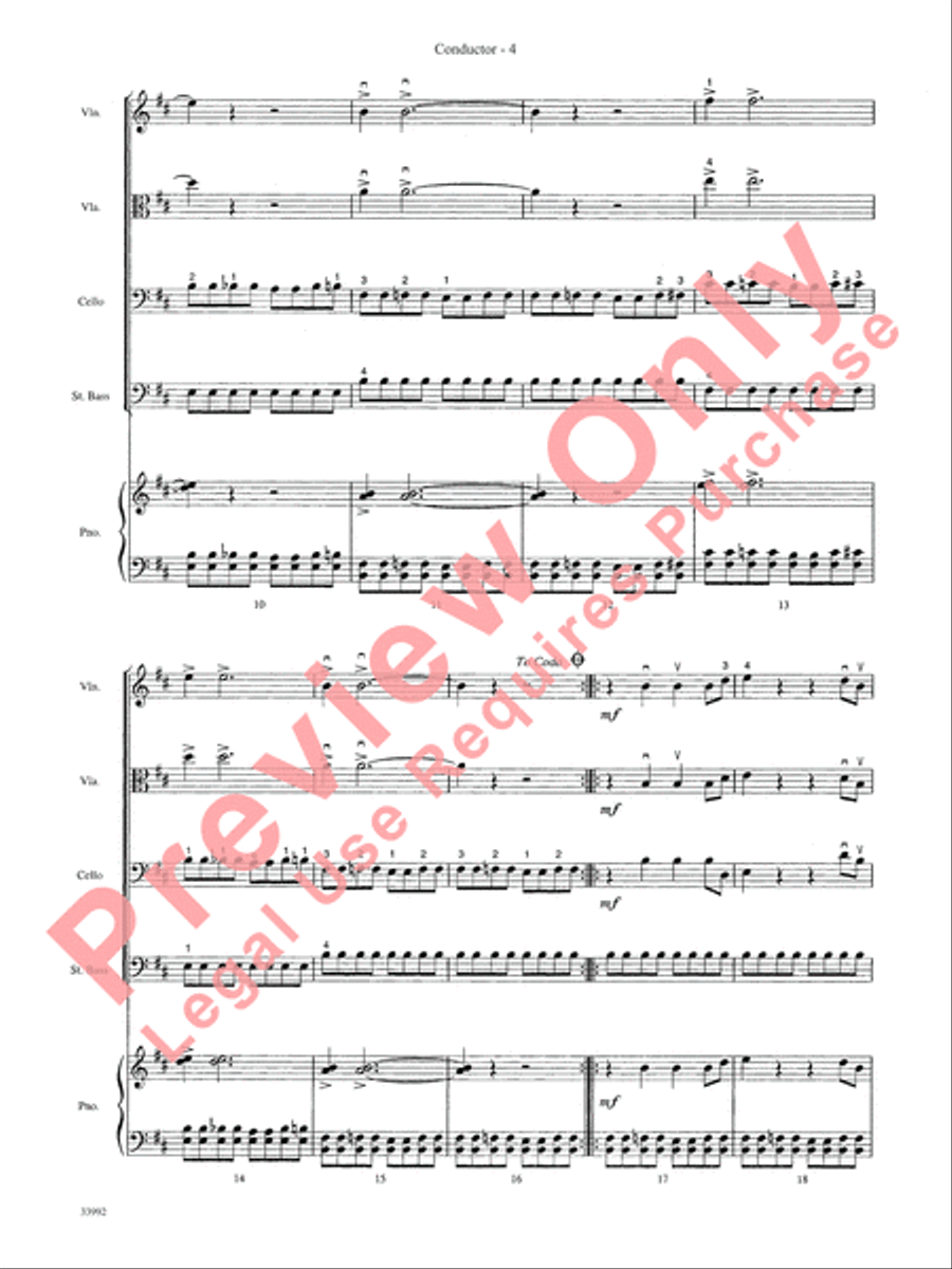 Great Themes from TV and Movies String Orchestra scores gallery preview page 5
