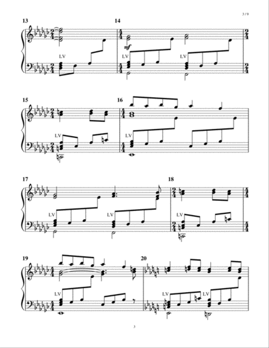 I See You (Theme From Avatar) Handbell Choir scores gallery preview page 3