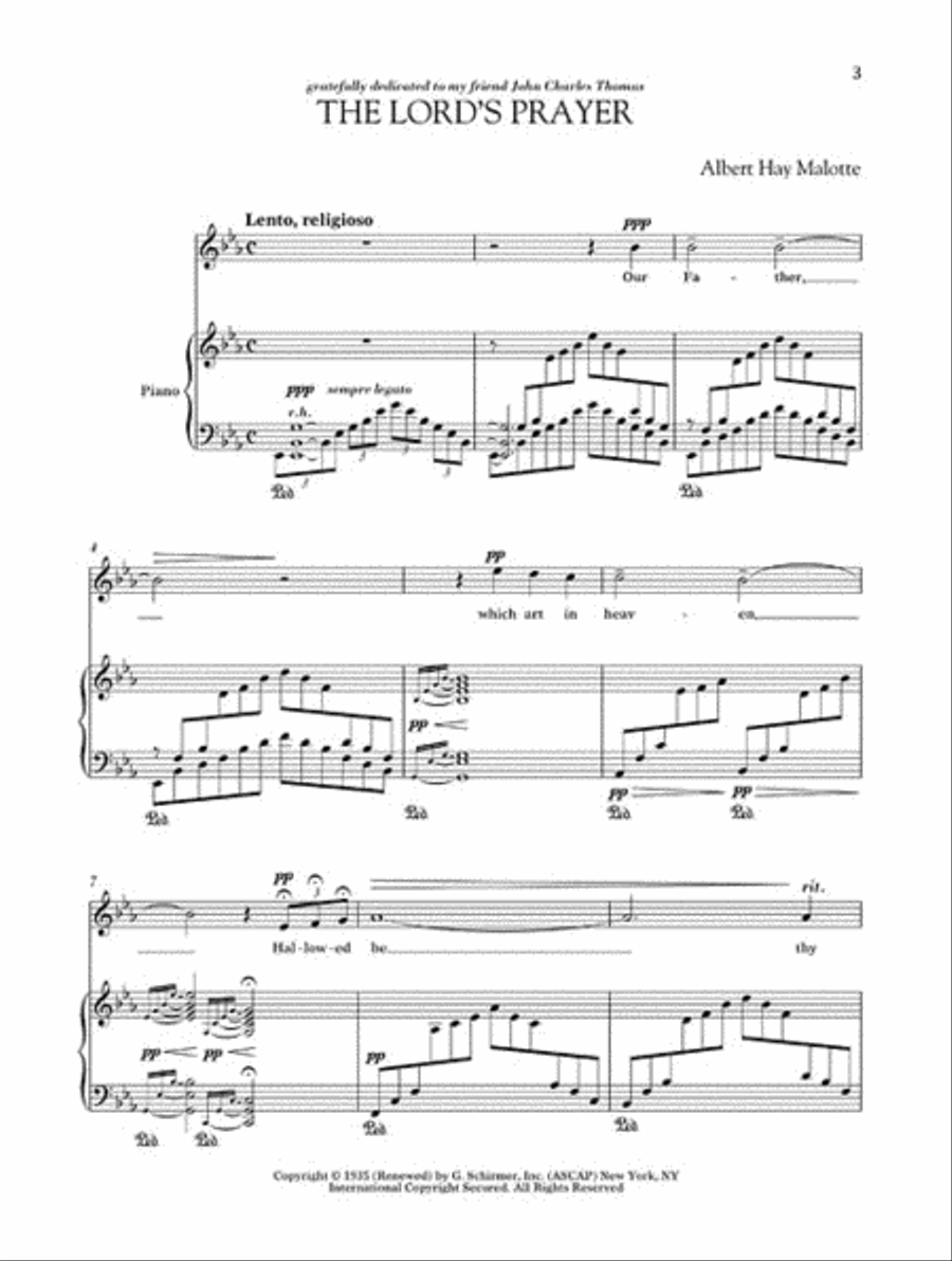 Sing The Lord's Prayer with Orchestra - High Voice High Voice scores gallery preview page 5