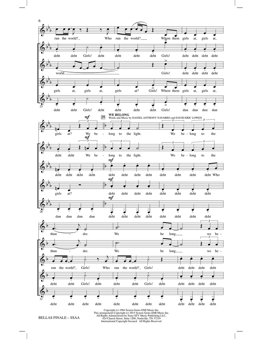 Bellas Finale SSAA scores gallery preview page 5