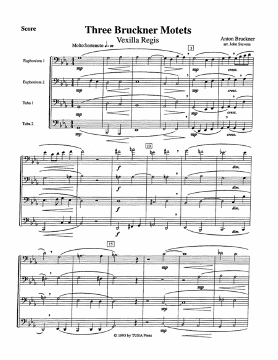 Three Bruckner Motets EETT scores gallery preview page 2
