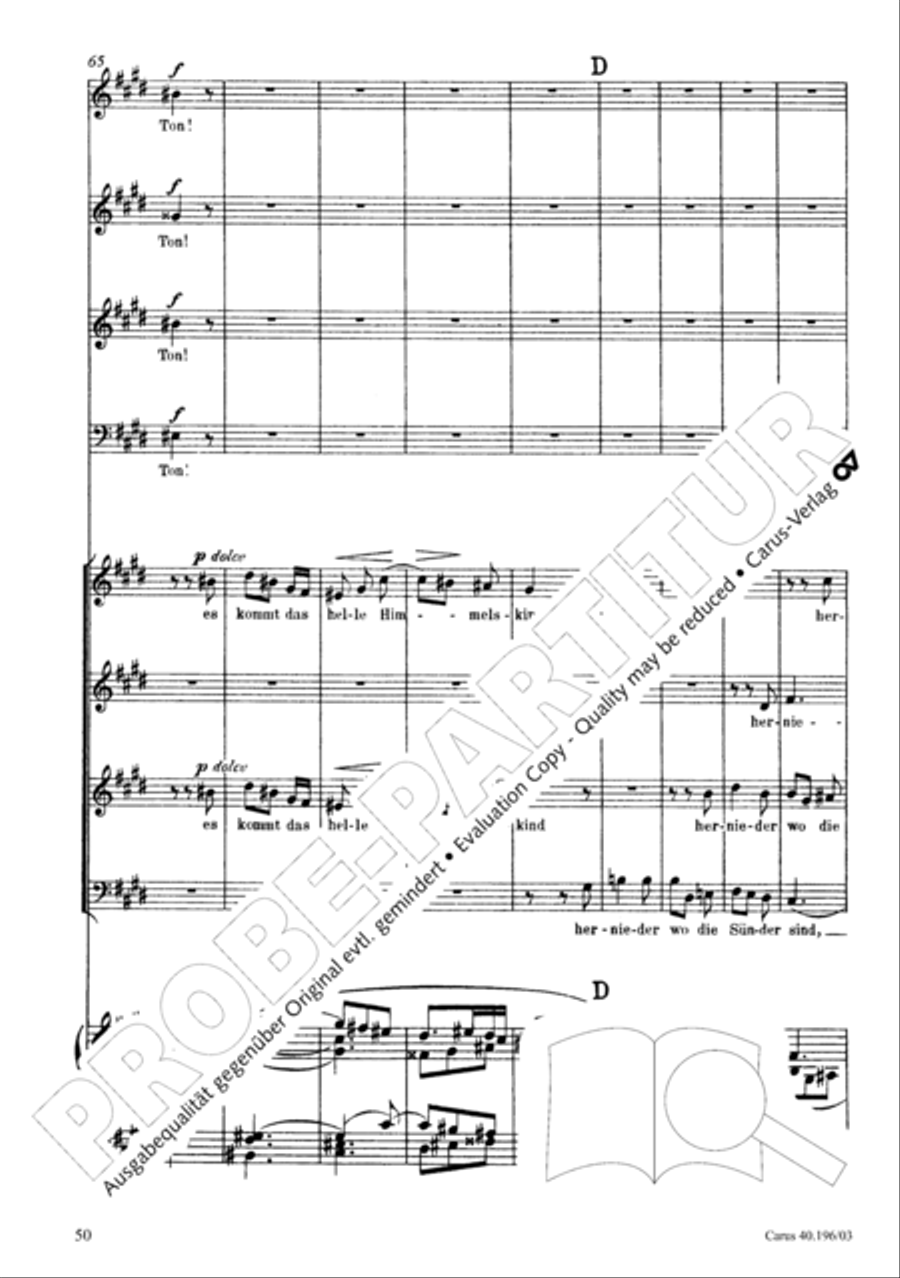 Die Geburt Christi SSA scores gallery preview page 51