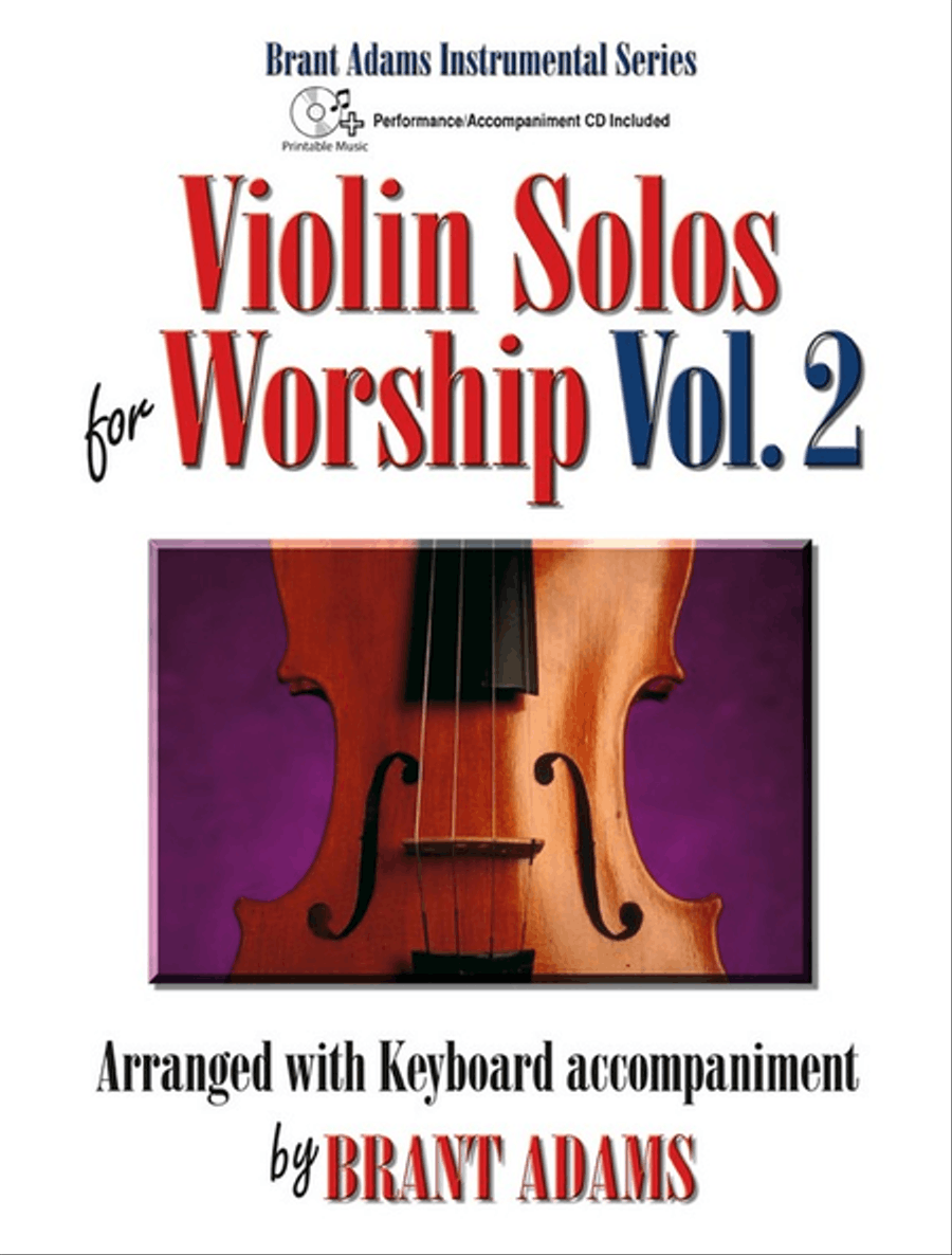 Book cover for Violin Solos for Worship, Vol. 2