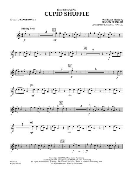 Cupid Shuffle - Eb Alto Saxophone 2