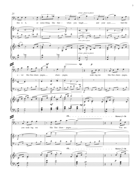 Something like that from Eight Love Songs for High Baritone Voice, Violin, Violoncello and Piano (Full/Vocal Score)