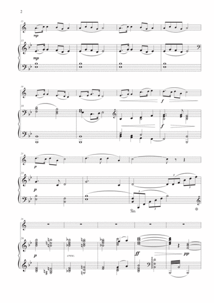 Largo from "New World Symphony" for Trumpet and Piano image number null