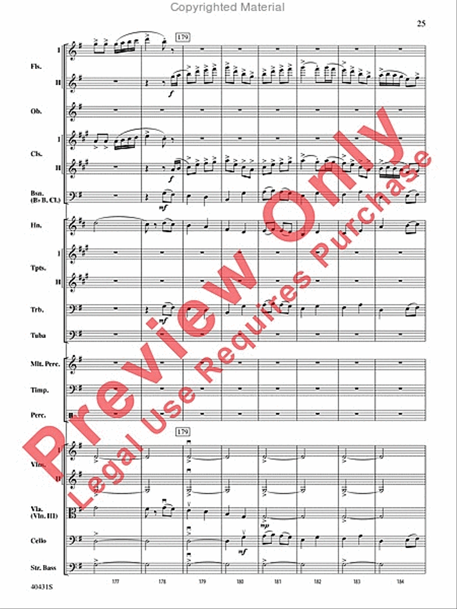 Leroy Anderson's Irish Suite, Part 2 (Themes from) Full Orchestra scores gallery preview page 26