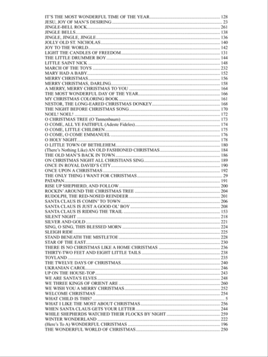 The Complete Christmas Music Collection Piano, Vocal, Guitar scores gallery preview page 3