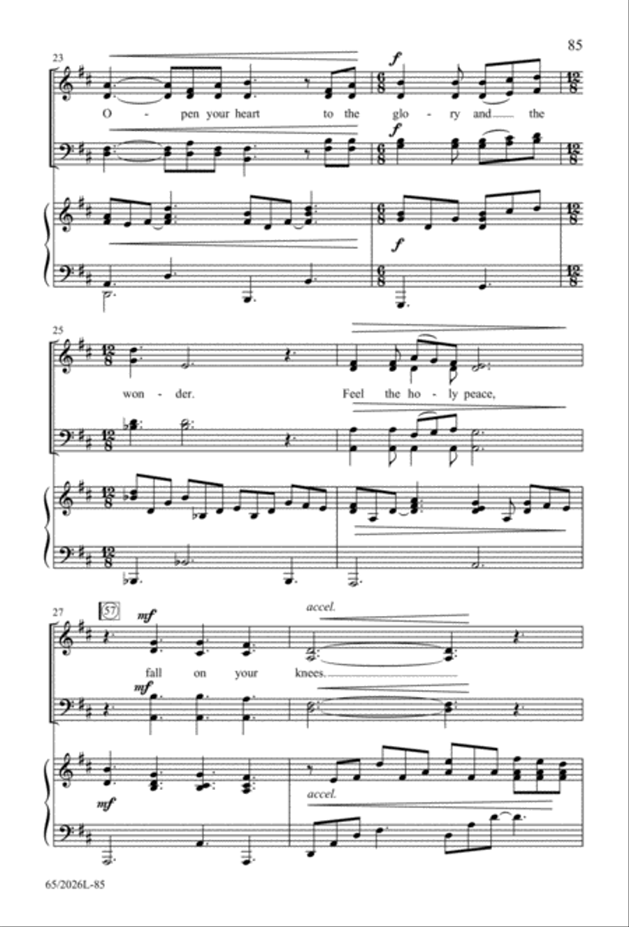 Night of the Father's Love 4-Part scores gallery preview page 86