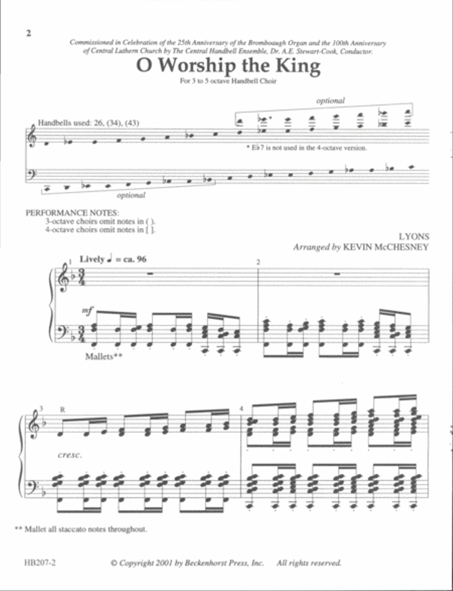 O Worship the King
