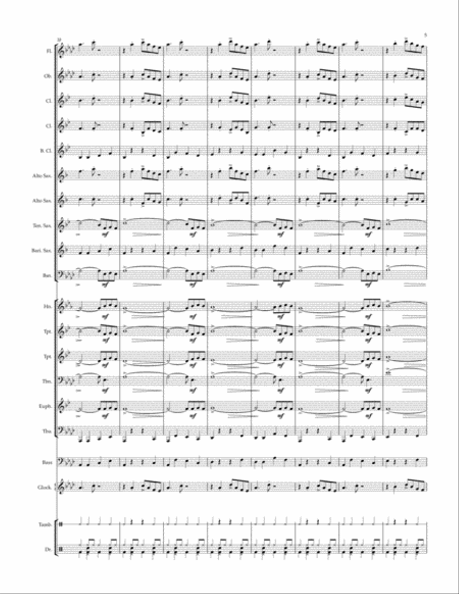 Street Talk Street Talk Concert Band scores gallery preview page 5