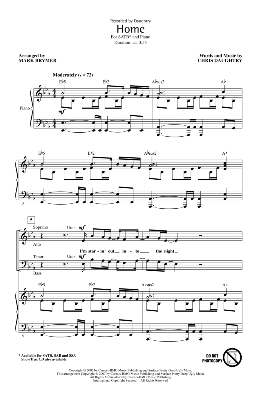 Home 4-Part scores gallery preview page 1