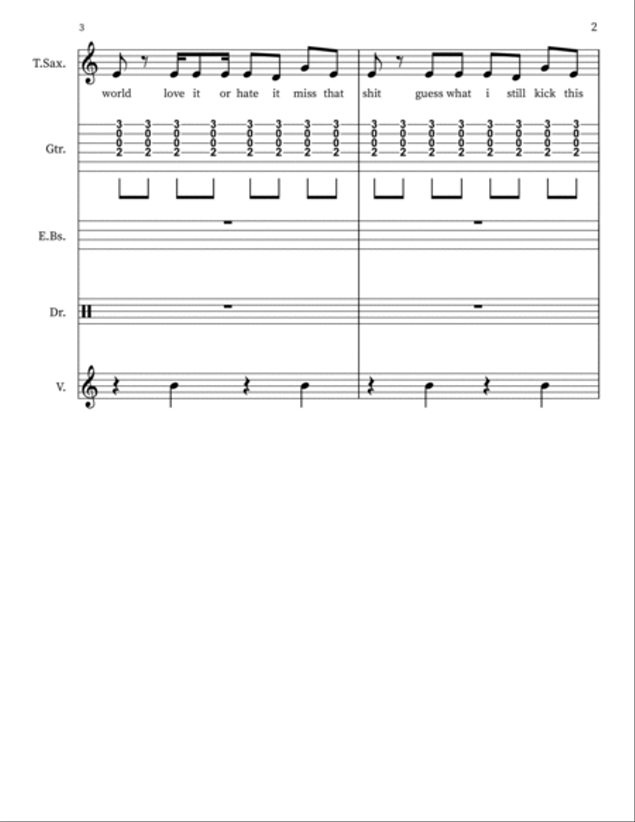 Kirby - FOREVER Kirby - FOREVER Large Ensemble scores gallery preview page 2