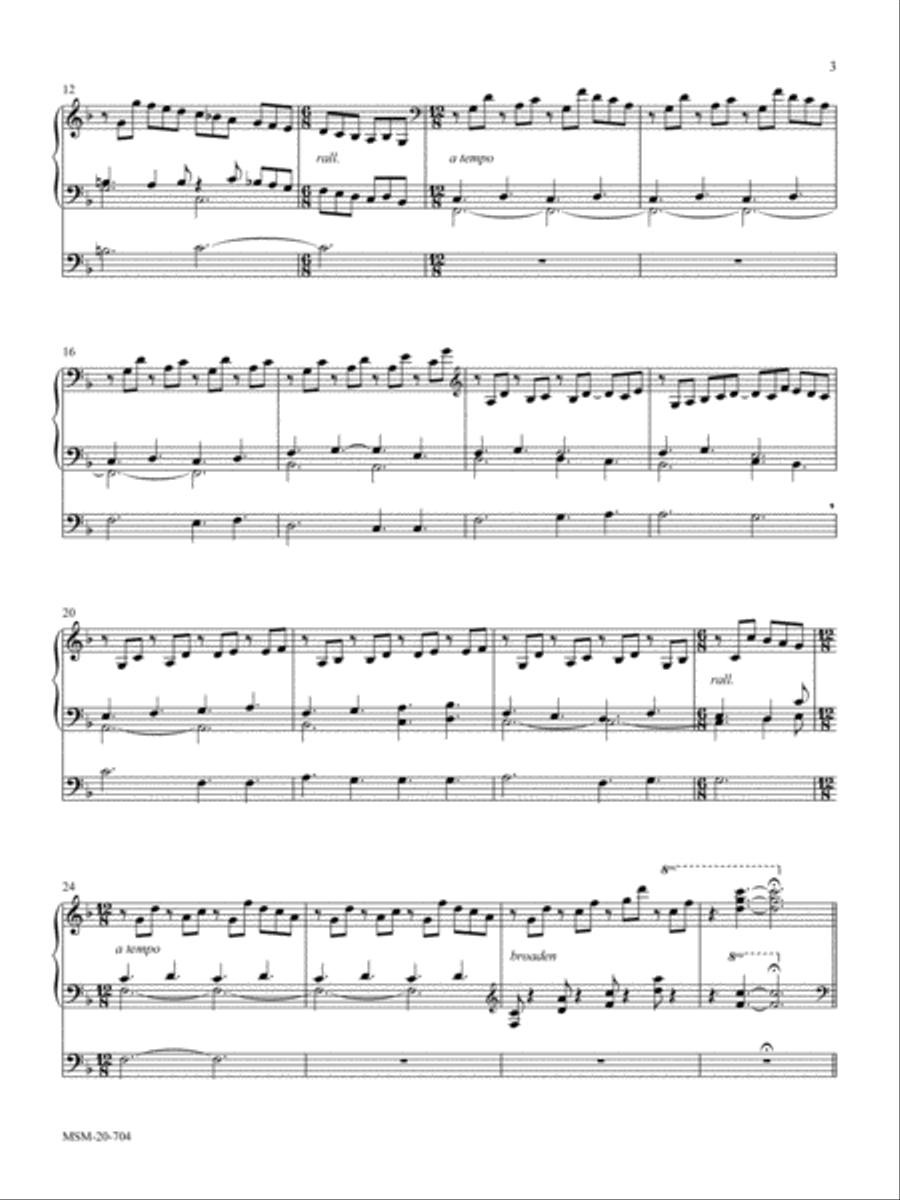 Oh, What Their Joy (O quanta qualia) 4-Part scores gallery preview page 2
