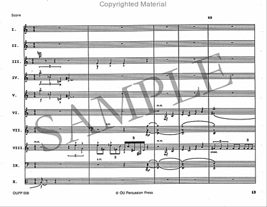 Duo Chopinesque Percussion Ensemble scores gallery preview page 14