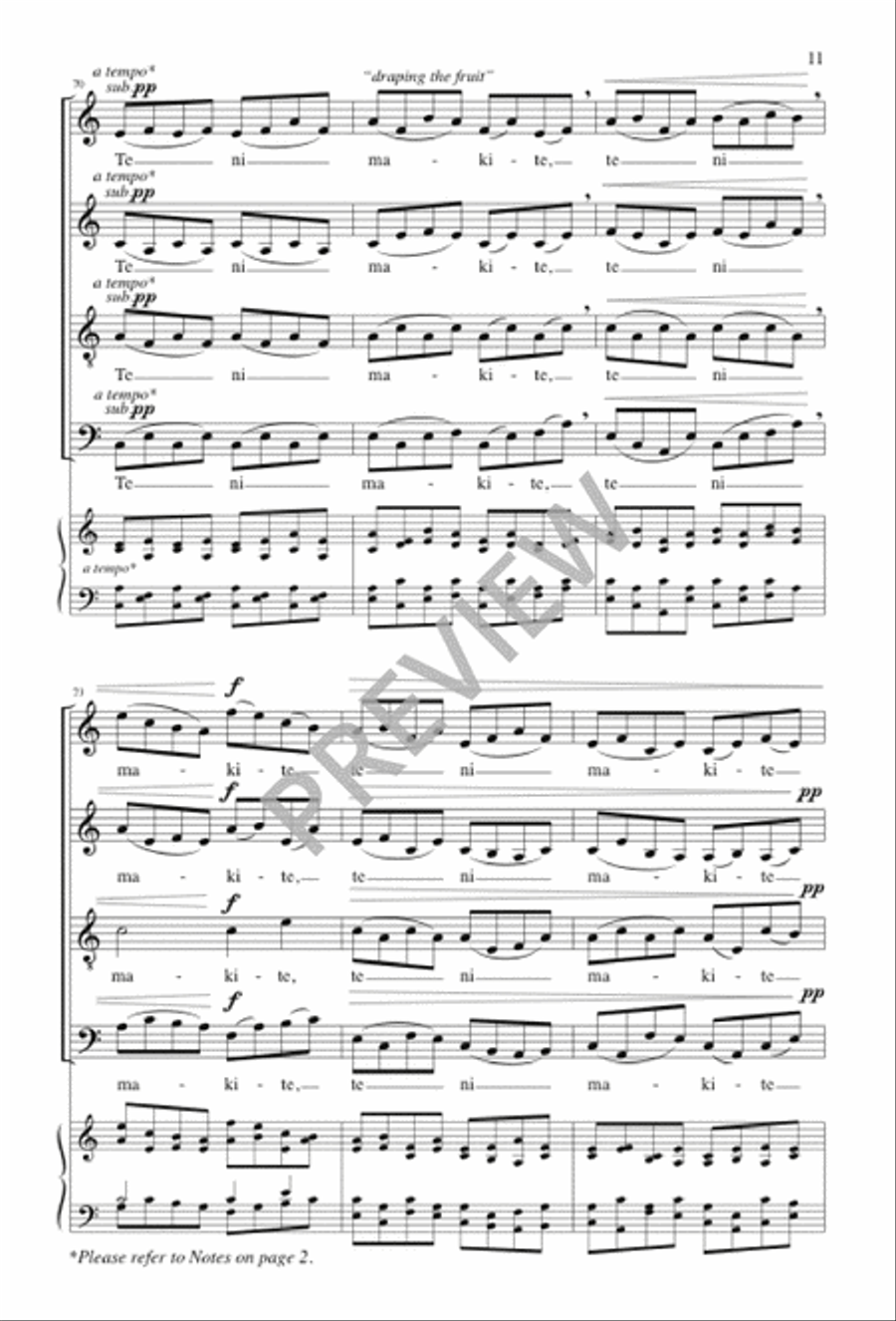 When Spring Is Born at Last 4-Part scores gallery preview page 11