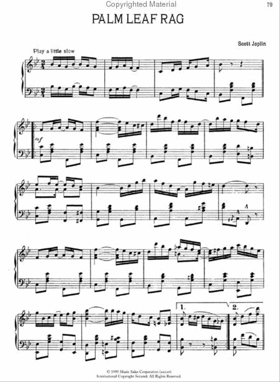 The Library of Ragtime and Early Blues Piano Piano Solo scores gallery preview page 5