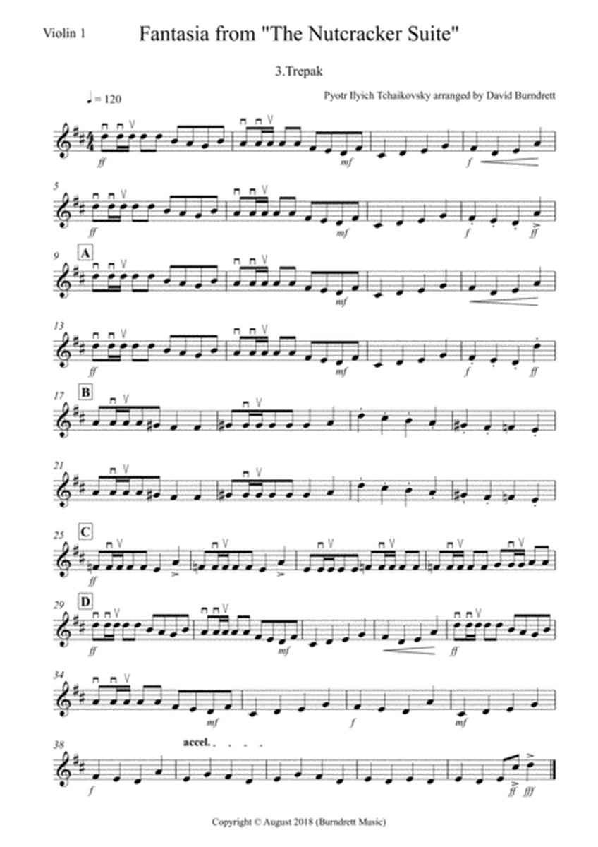 Trepak (Fantasia from Nutcracker) for String Orchestra image number null