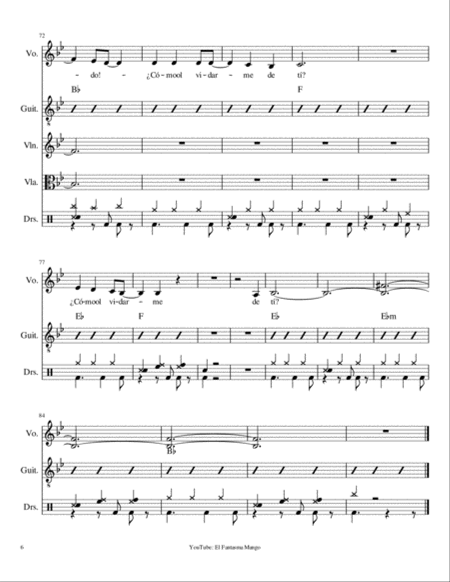 Jaula Vacía Jaula Vacía Large Ensemble scores gallery preview page 6