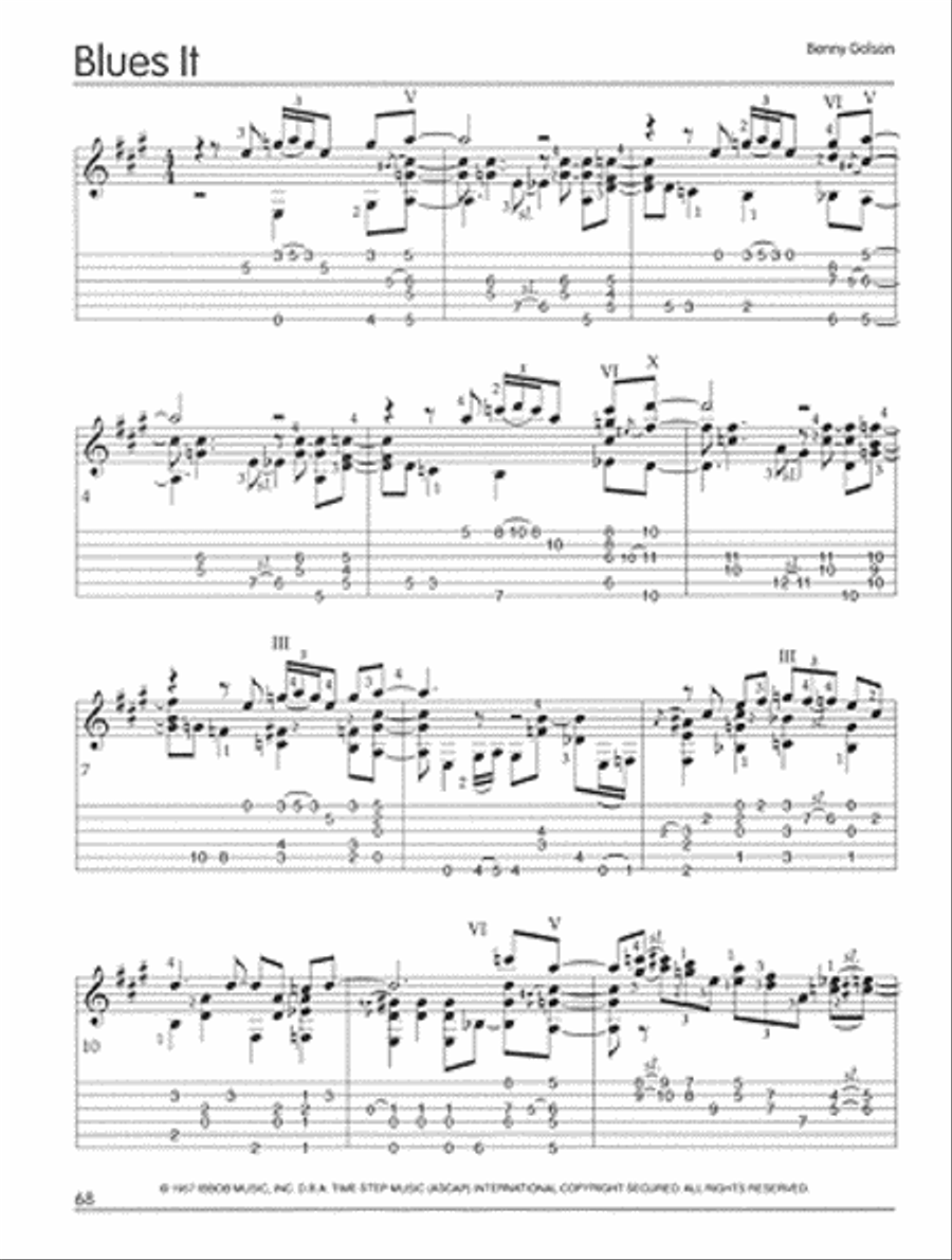 Fingerstyle Guitar Gig Book Acoustic Guitar scores gallery preview page 7
