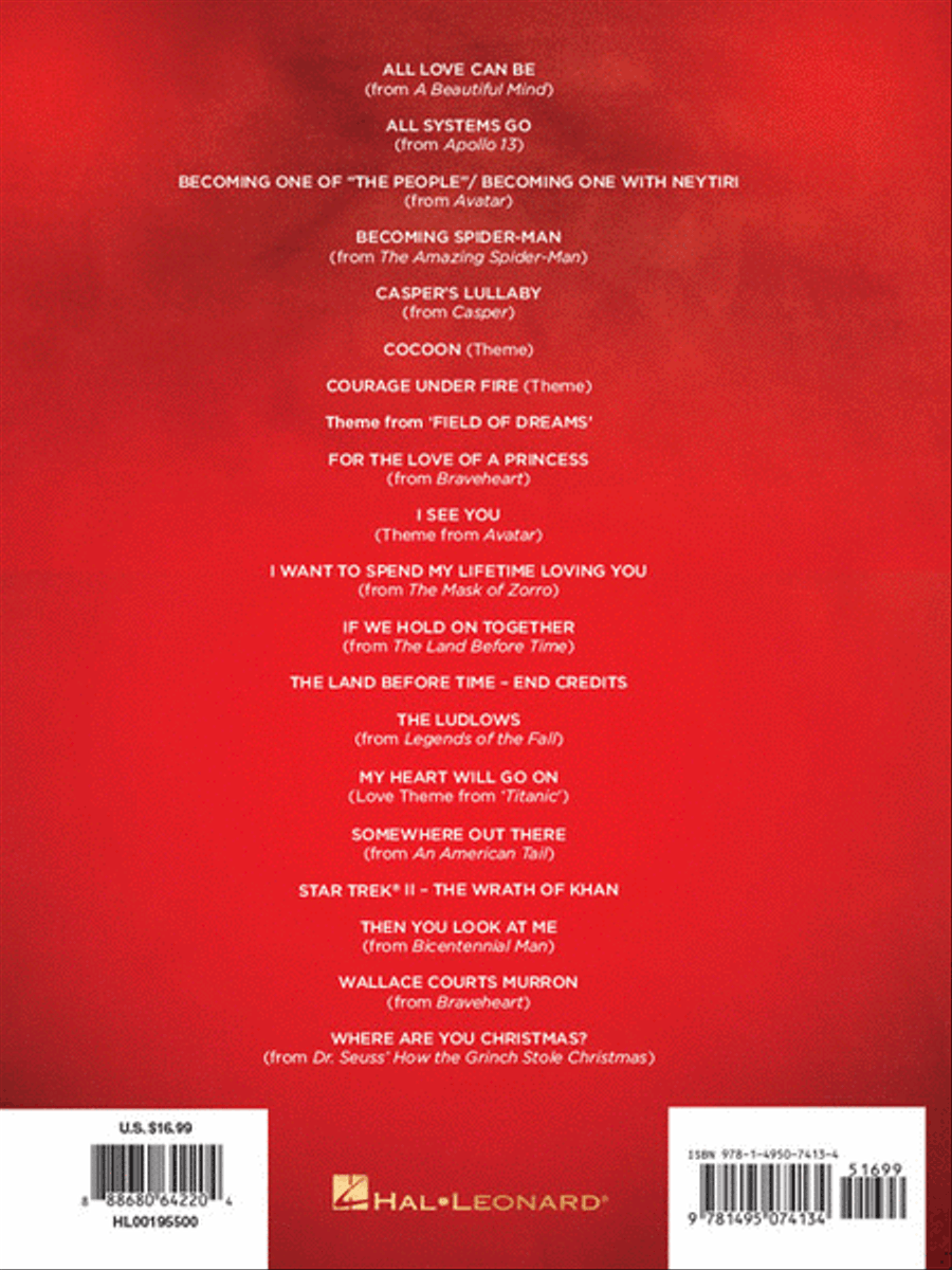 The James Horner Collection Piano, Vocal, Guitar scores gallery preview page 6