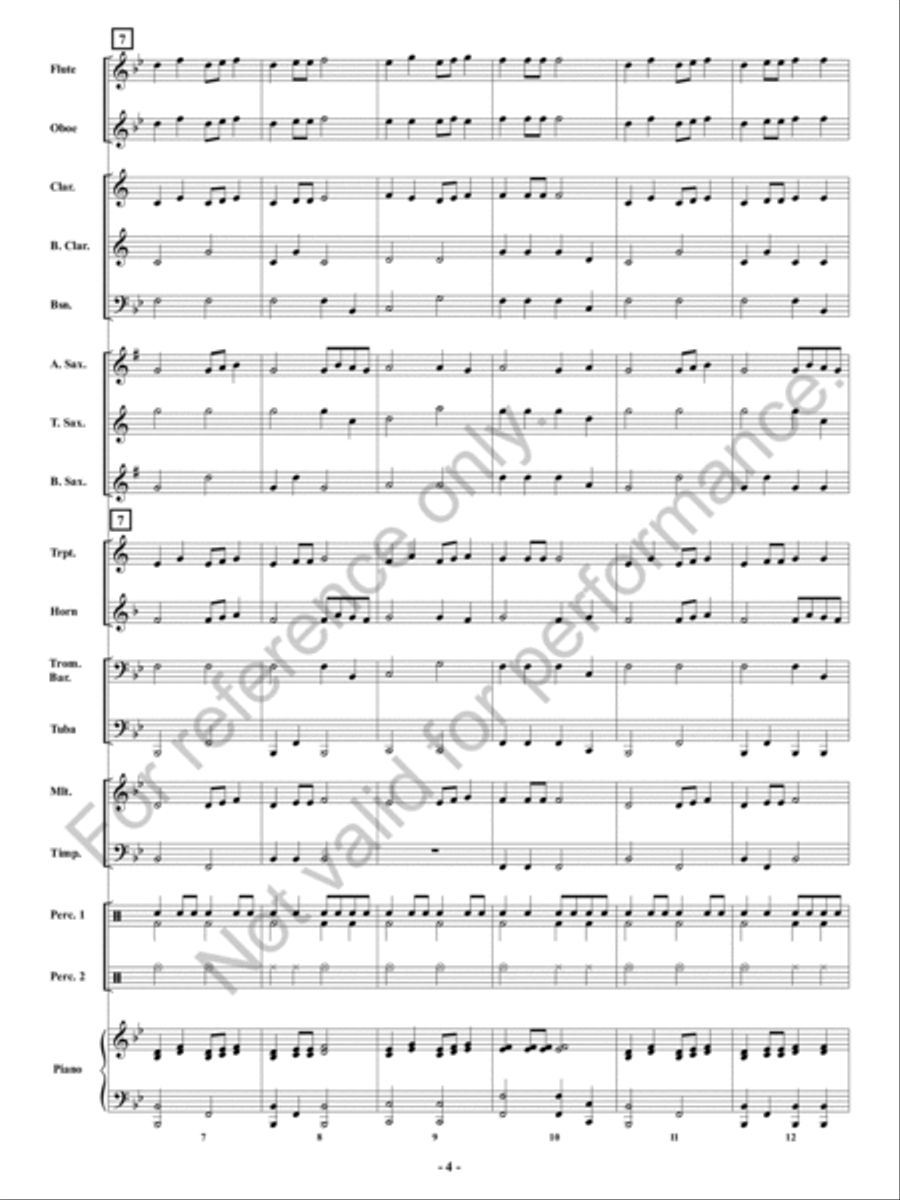 Bandability Concert Band scores gallery preview page 5