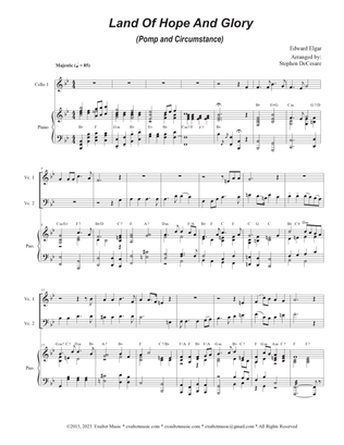 Land Of Hope And Glory (Pomp and Circumstance) (Cello Duet)