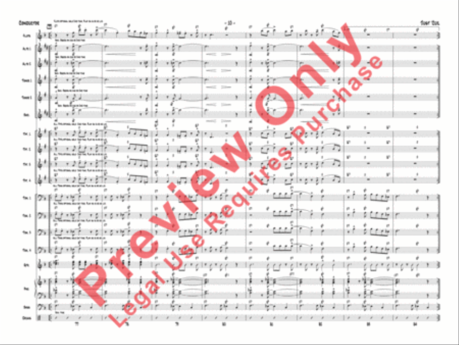 Just 'Cuz Just 'Cuz Jazz Ensemble scores gallery preview page 13
