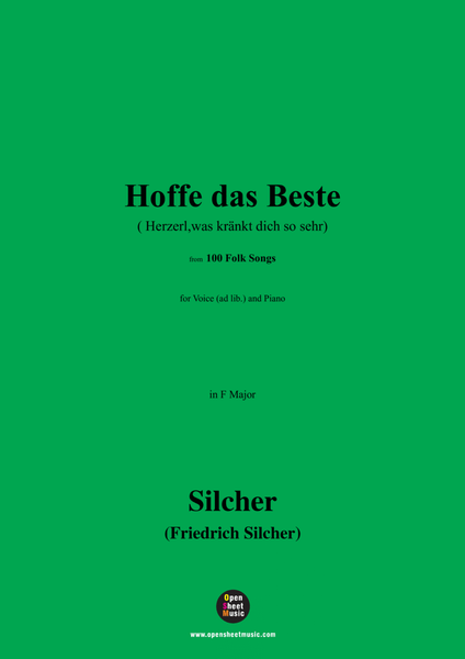 Silcher-Hoffe das Beste,for Voice(ad lib.) and Piano image number null