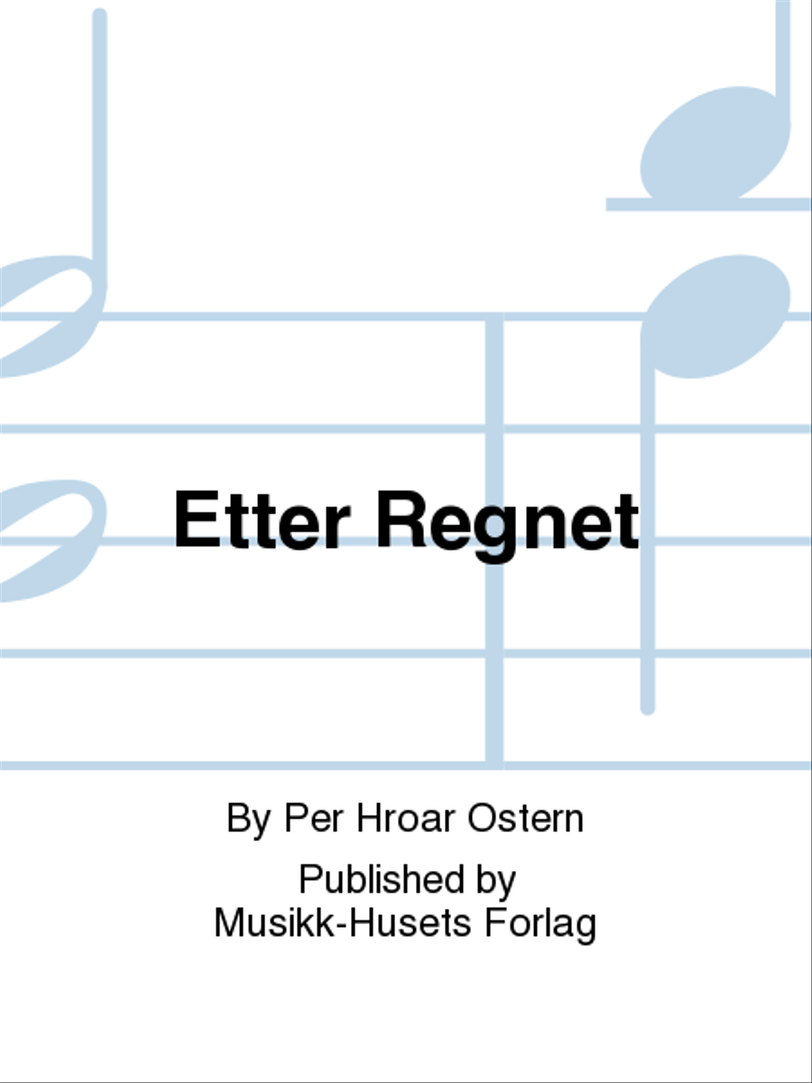 Etter Regnet Piano Solo scores gallery preview page 1