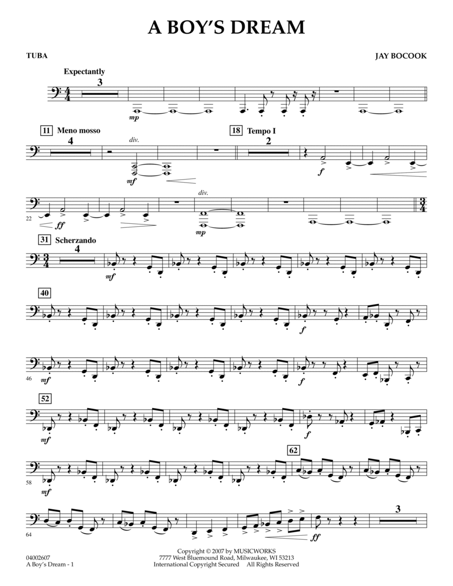 A Boy's Dream - Tuba