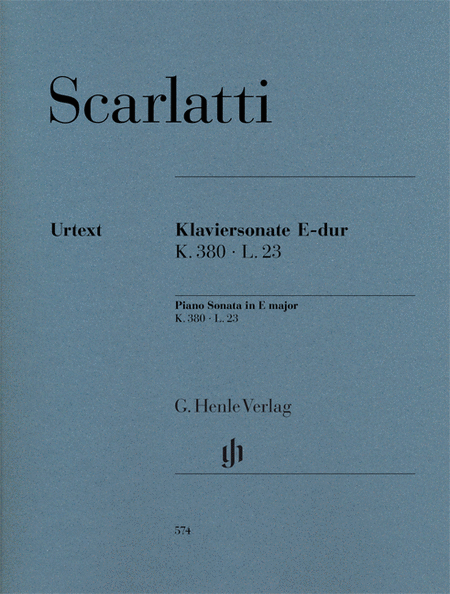 Piano Sonata in E Major K. 380, L. 23