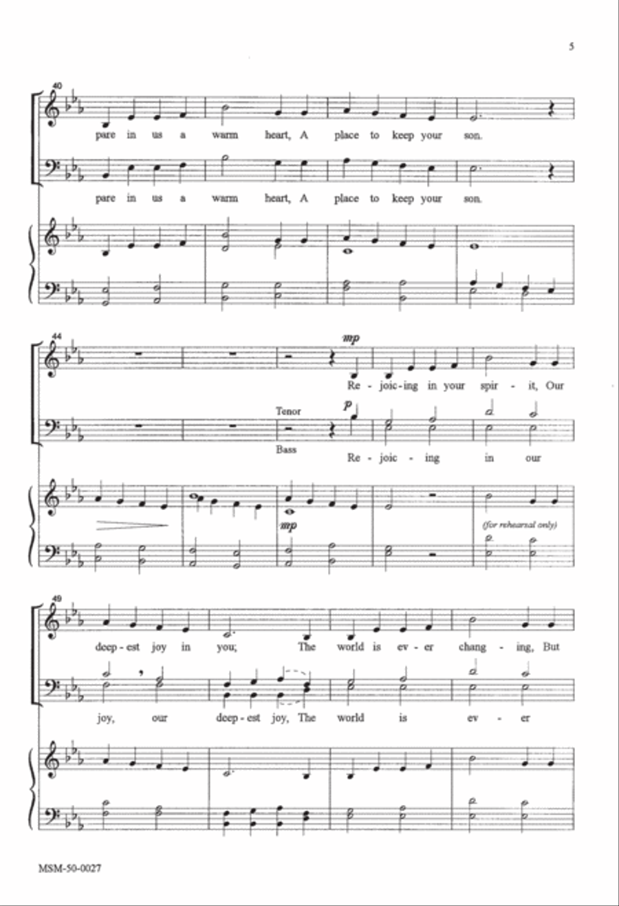 A Place to Keep Your Son 4-Part scores gallery preview page 4