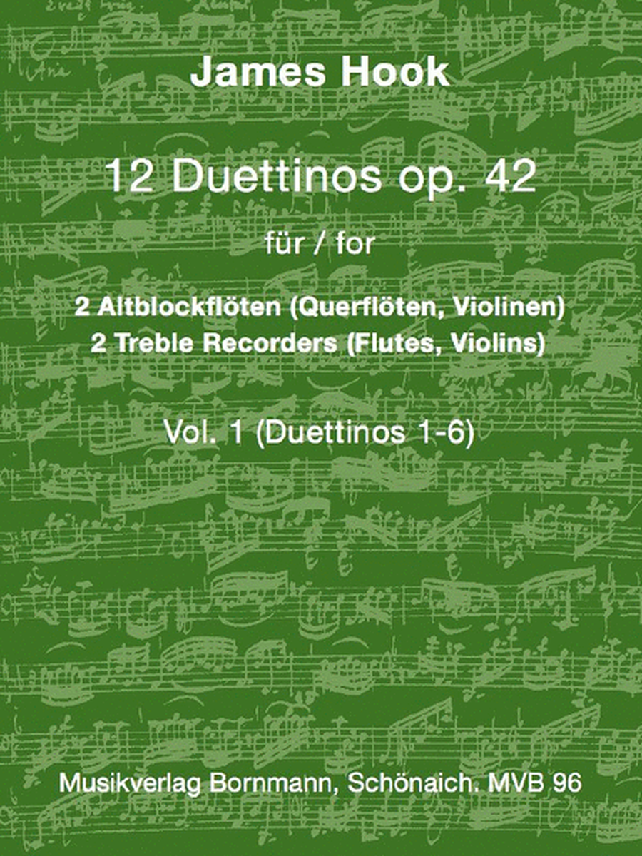 12 Duettinos Op. 42, Vol. 1