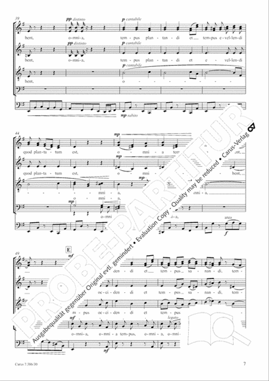 Omnia tempus habent Omnia tempus habent Divisi scores gallery preview page 7